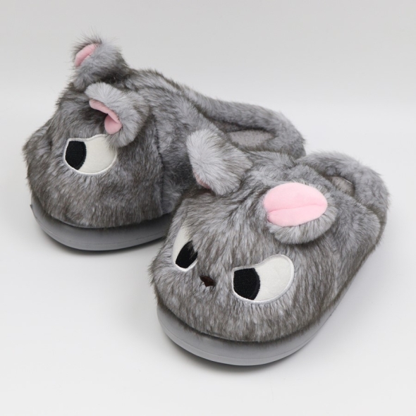 [개성시대] 여성 4cm 베이직 털슬리퍼 140g 데일리
