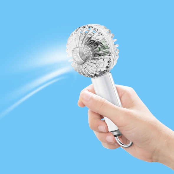 [엑스트라] 블루스톰 F19 퓨어클리어 BLDC 초미니 휴대용 선풍기