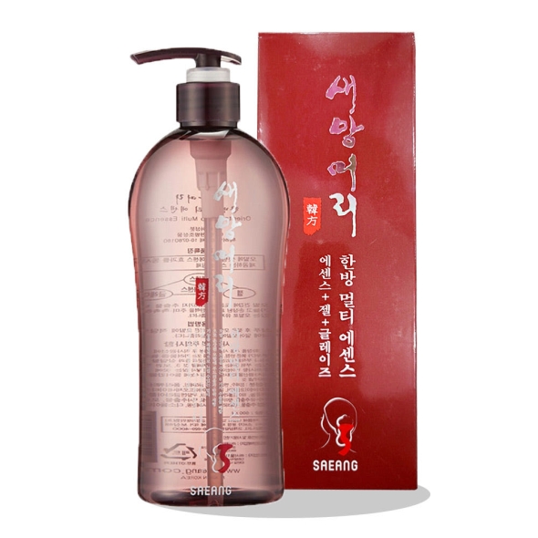 새앙머리 한방 멀티 에센스 500ml 곱슬 파마 머리 볼륨 에센스