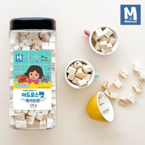  [마도로스펫] 북어트릿 120g (용기포장) 