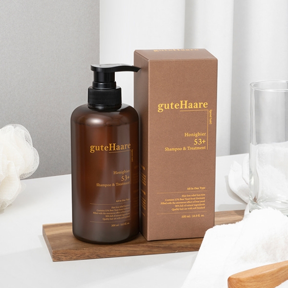 구트하르 허니비어 53+ 맥주효모 샴푸 앤 트리트먼트 500ml
