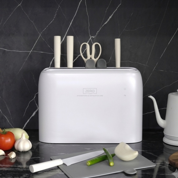 퀸메이드 제로 UV 칼도마 살균기 PTC 열풍건조 TPU도마 3종