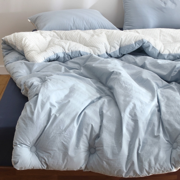 [Guy Laroche] 기라로쉬 호텔식 고밀도 100% 칸트  이불 Q(파스텔블루)