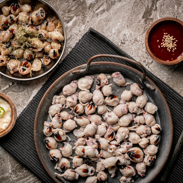 [마산어시장] 통통한 버터구이 오징어입 250g x1팩/2팩 오징어입살 혼술안주