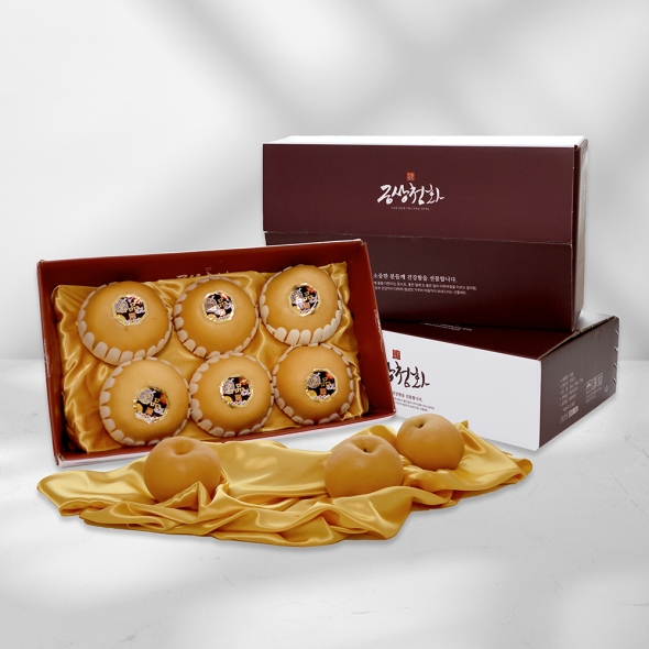 [명절브팜] 금상첨화 나주배 선물세트 5kg