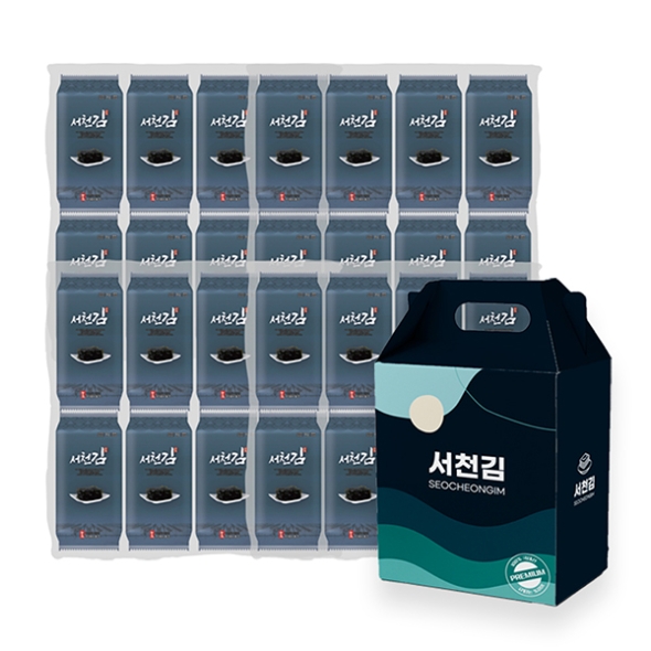 [서천김] 세번구운 서천 도시락김선물세트 (4gx32봉)