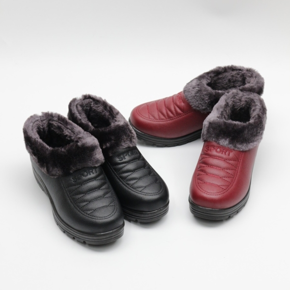 [개성시대] 여성 4.5cm 베이직 털단화 195g 데일리