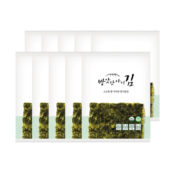 [방앗간아이] 맛있는 고소한 참기름김 맛있는 구운김