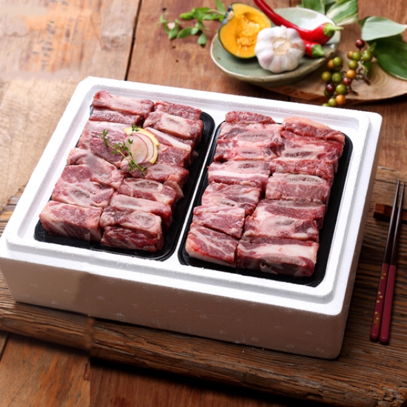 [名品] 한우의 고장 횡성한우 갈비세트 1.2kg / 1.8kg [1등급이상]