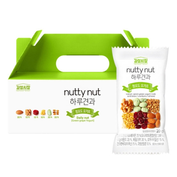 [감성시장] 하루견과 청포도 요거트 400g(20g*20봉)