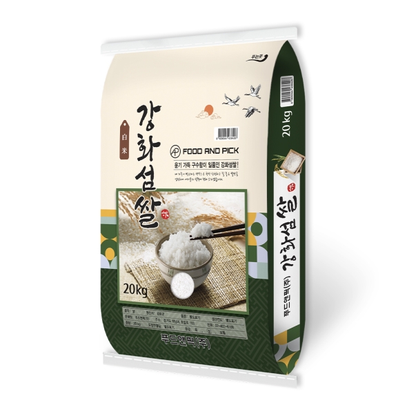 [26년도 상등급] 푸드앤픽 강화섬쌀 4kg/10kg/20kg