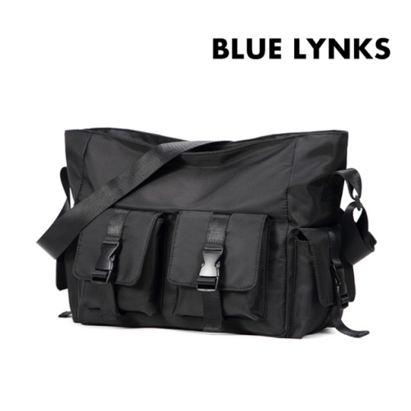 [블루링스] 남성 캐주얼 메신저백 크로스백 (블랙) ABC-00501