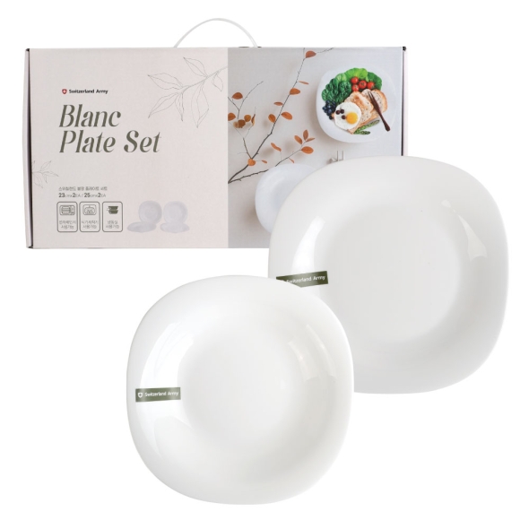 [스위칠랜드아미] 블랑 플레이트 세트