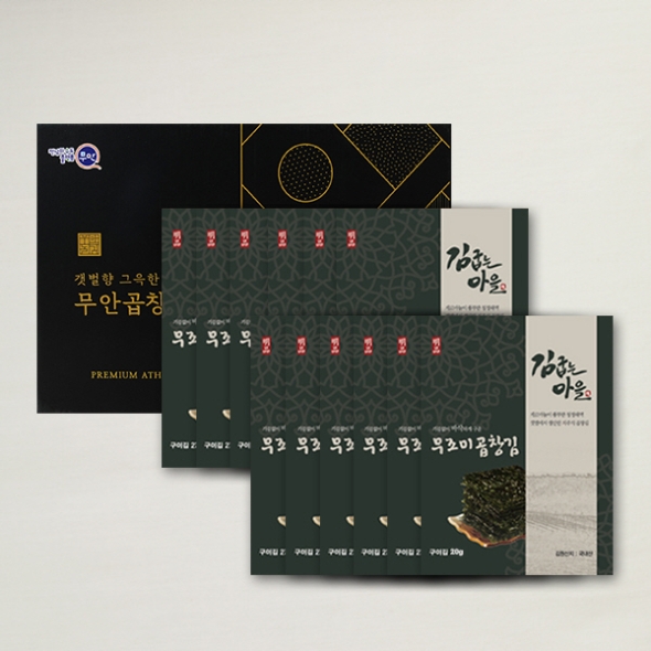 [브라이트데이] 김굽는마을 무조미곱창김 선물세트(20g x 12봉)