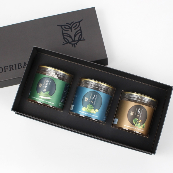 에코프리베 프리미엄차 3종선물세트 30ea (작두콩/여주/호박팥/은행/비트) 저온 다회 덖음차 국내특허포함 