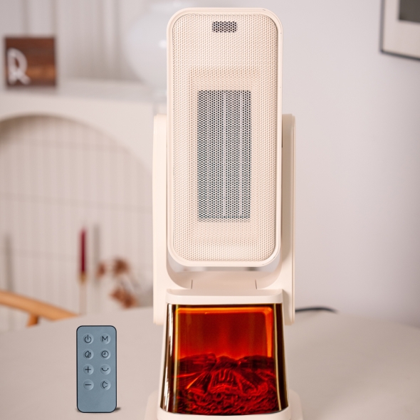 [마이프랜드]720도 입체회전 PTC 불멍 온풍기