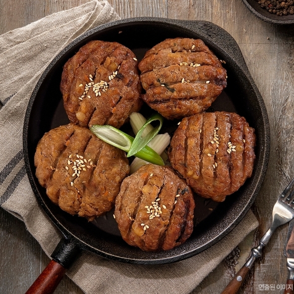 독립문떡갈비  125gX 12알 패키지 _ 최가상회떡갈비X독립문영천시장 콜라보 상품