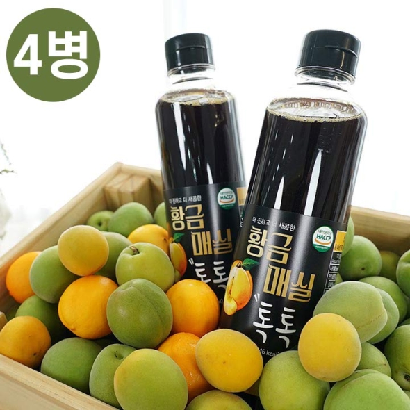 경남하동 프리미엄 황금매실톡톡 600g* 4병