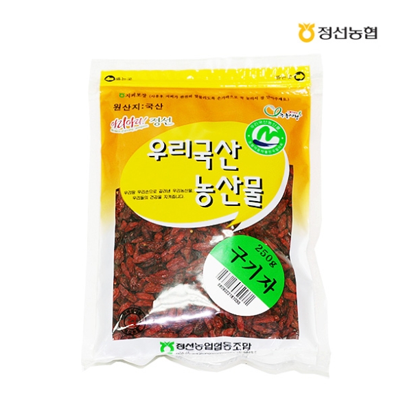 [정선농협] 오일장 약선재료 구기자 1봉/2봉 (봉당250g)