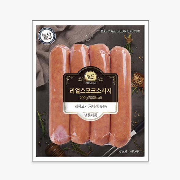 [햇살푸드] 리얼스모크소시지 200gx4팩