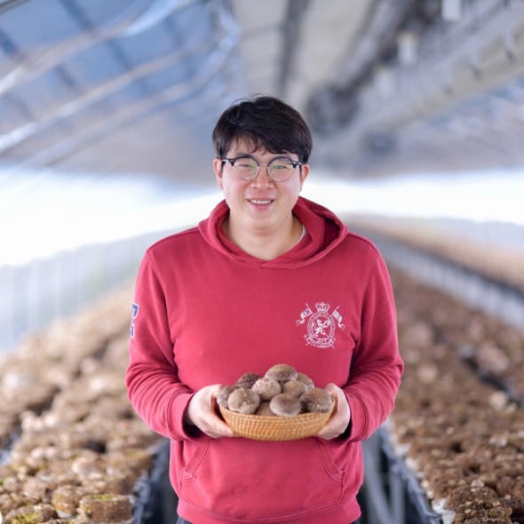 예산청년농부의 국내산 표고버섯 분말 80g / 180g 직접재배 무농약표고버섯원물