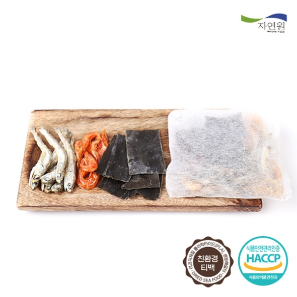 [자연원] 국내산 원물선별 해물 다시팩 225gx1팩/2팩/3팩(팩당15gx15포)