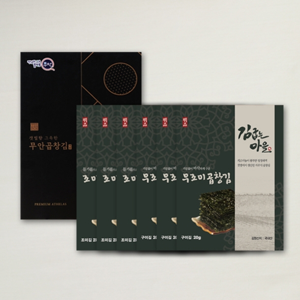 [브라이트데이] 김굽는마을 무조미곱창김 선물세트(20g x 6봉)