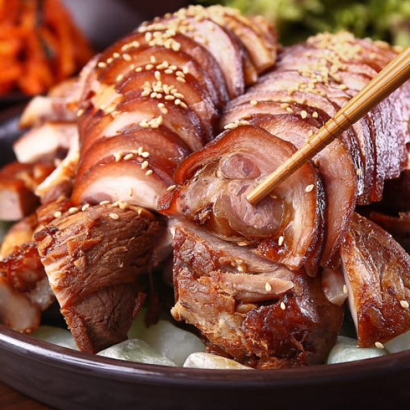 [그램수 업그레이드!]삼봉 뼈없는 순살 족발 앞다리 냉동 양념 족발 400 g > 520g 으로 up