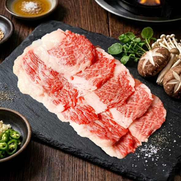[바라던] 국내산 한우 1++ 투뿔 소 차돌박이 200g+200g