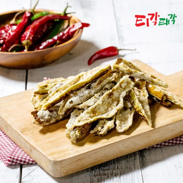 속초 중앙시장 명물 부각 티각태각 고추부각 8p세트_30g*8ea