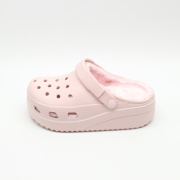 [개성시대] 여성 6.5cm 키높이 털슬리퍼 205g 데일리