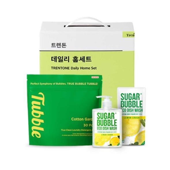 [트렌톤] 데일리홈 슈가버블 원샷 캡슐세탁세제 1박스(10입x3) X 2박스