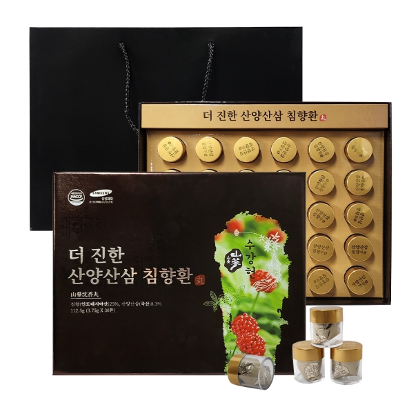 [더진한팜] 더 진한 산양산삼 침향환 30환 (쇼핑백 포함)
