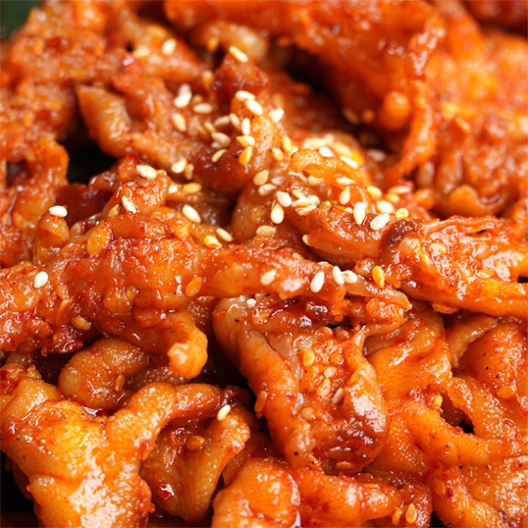 [단짠예찬] 국내산 직화구이 양념 무뼈닭발 1팩/2팩/3팩 (팩당 250g)
