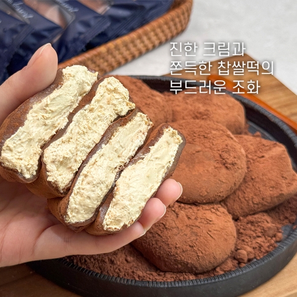 카스텔라  생크림 +티마미수  생크림  찹쌀떡  420g/1팩(10개)