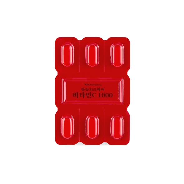 [신한카드 할인] 광동 365케어 비타민C 1000 고함량 비타민씨 1000 1,100mg*30정