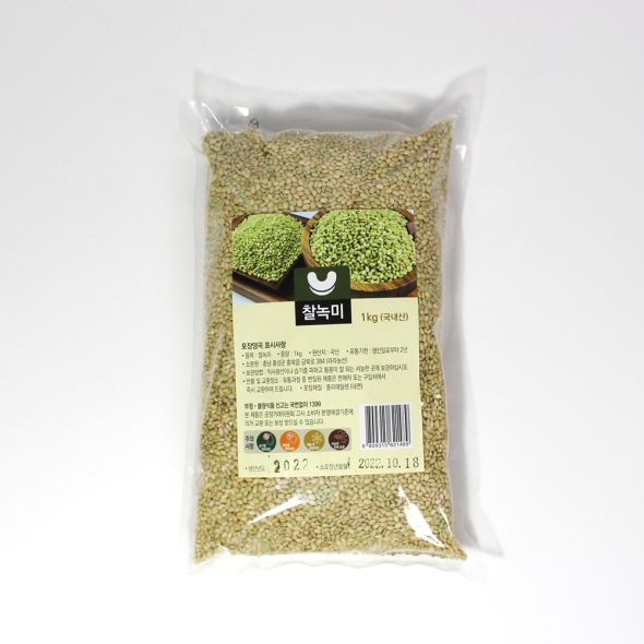 (25년산) 홍성농부의 찰녹미 1kg 직접도정