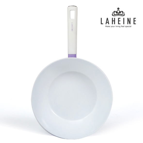 [특별할인][라헨느] 더 퀸 포토프 퍼플 세라믹 IH WOK 28cm