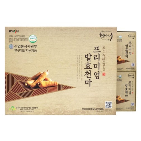 천마니 프리미엄 발효천마 80ml 30포-명절 추석 설날 프리미엄 부모님 선물