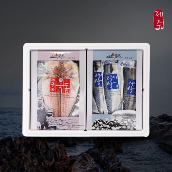 [제주특선] 참옥돔/고등어살 어가세트 5호(참옥돔 대왕/3마리+고등어살 대/5팩)
