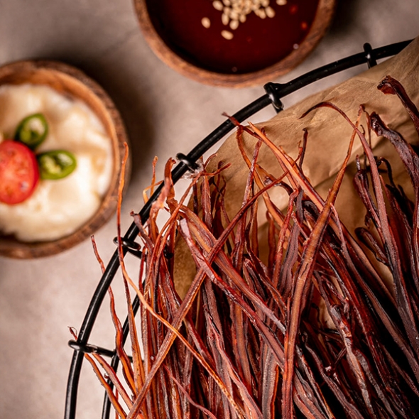 [마산어시장] 오징어소면 100g x1팩/2팩/3팩 이카소멘 이까소면