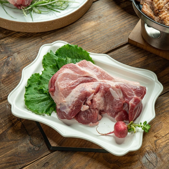 1+ 등급 무항생제 한돈 암돼지 생 삼겹살 목살 돼지고기 오겹살 대패삼겹살 항정상 가브리살  500g 300g 