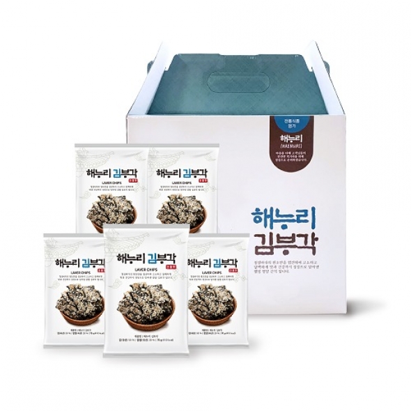 [남원김부각]  전통 찹쌀 김부각 70g*5봉 선물 세트 / 바삭, 고소함