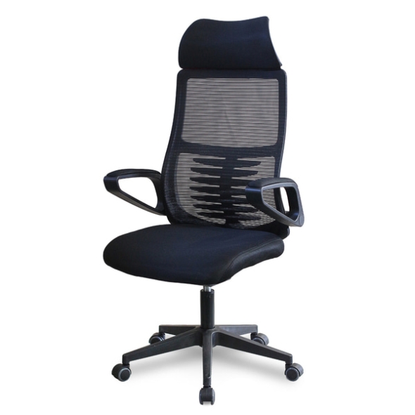 플럭서스 컴퓨터책상의자 사무용 공부방 블랙