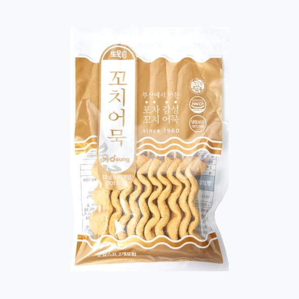 효성어묵 부산 전통 또묵 꼬치어묵 꼬지 어묵