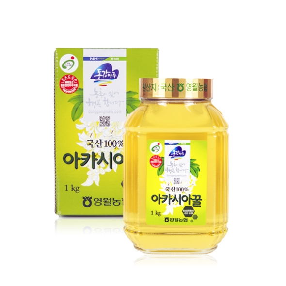 [영월농협] 동강마루 아카시아 벌꿀 1kg(병/칼라박스)