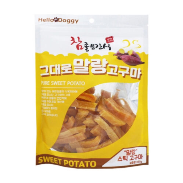  [반려동물] [참좋은간식] 그대로 말랑고구마 스틱 250g*6 