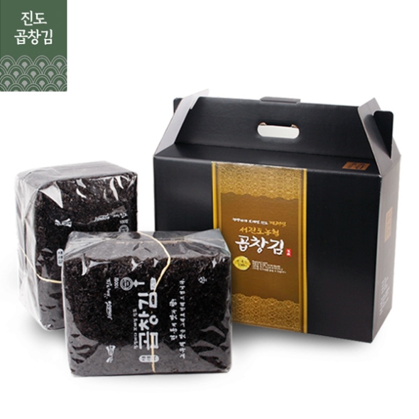  [서진도농협] 진도 2속 특곱창 재래김세트 100매x2입(전용박스)