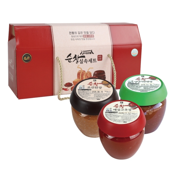 순창 쌈장 실속세트 3p_고추장+된장+쌈장(면세)