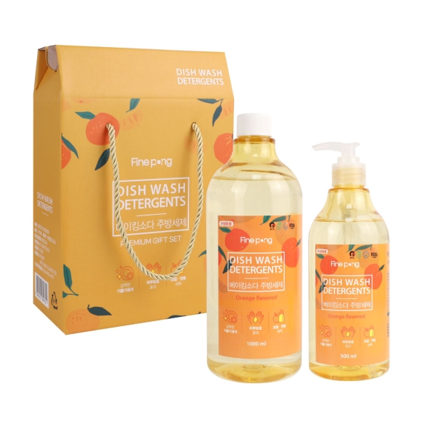 파인퐁 베이킹소다주방세제(500ml 1개+1000ml 1개)